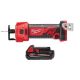 Milwaukee M18 18V Lithium-Ion Cordless Drywall Cut Out Rotary Tool w/2.0ah Battery 2627-20-48-11-1820