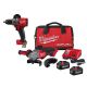 Milwaukee M18 FUEL 18V Lithium-Ion Brushless Cordless 4-1/2 in./5 in. Grinder, Paddle Switch Kit w/1/2 in. FUEL Hammer Drill 2880-22-2904-20