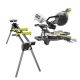 RYOBI ONE+ 18V Cordless 7-1/4 in. Sliding Compound with Miter Saw Universal Miter Saw QUICKSTAND PBT01B-A18MS01G