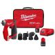 Milwaukee M12 FUEL 12V Lithium-Ion Brushless Cordless 4-in-1 Installation 3/8 in Driver Kit w/CP High Output 2.5 Ah Battery Pack 2505-22-48-11-2425