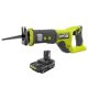 RYOBI ONE+ 18V Cordless Reciprocating Saw with 2.0 Ah Battery PCL515B-PBP006