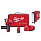 Milwaukee M12 FUEL SURGE 12-Volt Lithium-Ion 1/4 in. Cordless Hex Impact Driver Compact Kit with M12 ROVER Service Light 2551-22-2367-20