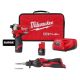 Milwaukee M12 FUEL SURGE 12-Volt Lithium-Ion 1/4 in. Cordless Hex Impact Driver Compact Kit with M12 Soldering Iron 2551-22-2488-20