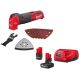 Milwaukee M12 FUEL 12V Lithium-Ion Cordless Oscillating Multi-Tool w/High Output 5.0 Ah and 2.5 Ah Batteries & Charger 2526-20-48-59-2452S