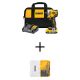 DEWALT ATOMIC 20V MAX Lithium-Ion Brushless Cordless Compact 1/4 in. Impact Driver Kit & Drill Bit Set w/2Ah Battery & Charger DCF809D1WWA1180