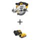 DEWALT 20V MAX Lithium-Ion Cordless 6.5 in. Sidewinder Style Circular Saw with POWERSTACK 1.7 Ah Battery Pack and Charger DCS391BWCBP034C