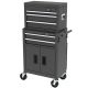 OLYMPIA 20 in 5-Drawer Steel Tool Chest/Cabinet Combo, Portable and Compact, 400lbs Max Capacity, Durable, w/Power Outlets