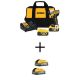 DEWALT 20-Volt Max XR Lithium-Ion Cordless Brushless 1/4 in. 3-Speed Impact Driver Kit w/(2) 5Ah Powerstack & (2) 5Ah Batteries DCF845P2WP520-2
