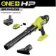 RYOBI ONE+ HP 18V Brushless Cordless 220 CFM 140 MPH Compact Blower with 4.0 Ah Battery & Charger