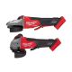 Milwaukee M18 FUEL 18V Lithium-Ion Brushless Cordless 5 in. Flathead Braking Grinder w/Paddle Switch No-Lock and Brushless Grinder 2886-20-2880-20