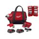 Milwaukee M18 18-Volt Lithium-Ion Brushless Cordless 1/4 in. Impact Driver Kit with SHOCKWAVE Screw Driver Bit Set (45-Piece) 3650-22CT-48-32-4023