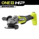 RYOBI ONE+ HP 18V Brushless Cordless 4-1/2 in. Angle Grinder (Tool Only) PBLAG02B