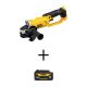 DEWALT 20-Volt MAX Lithium-Ion Cordless 4.5 in. - 5 in. Angle Grinder with 20-Volt Premium 3.0Ah Battery Pack DCG412BWDCB200