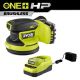 RYOBI ONE+ HP 18V Brushless Cordless 5 in. Random Orbit Sander Kit with 2.0 Ah HIGH PERFORMANCE Battery and Charger PBLSD01K1