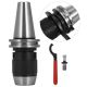 VEVOR Integrated CAT40 Collet Chuck Keyless 1-Speed Drill Press with 1/2 in. Chuck for CNC Engraving Machine Milling Lathe CAT40ZTDJJ0000001V0