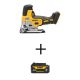 DEWALT 20V MAX XR Lithium-Ion Cordless Barrel Grip Jigsaw with 20V MAX Premium 3.0Ah Battery Pack DCS335BWDCB200