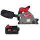 Milwaukee M18 FUEL 18V Lithium-Ion Cordless Brushless 6-1/2 in. Plunge Cut Track Saw w/5.0 Ah Battery 2831-20-48-11-1850