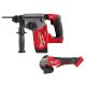 Milwaukee M18 FUEL 18V Lithium-Ion Brushless Cordless 1 in. SDS-Plus Rotary Hammer (Tool-Only) with 4-1/2 in./5 in. Grinder 2912-20-2888-20