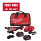 Milwaukee M18 FUEL 18-Volt Lithium-Ion Brushless Cordless 4-1/2 in./6 in. Braking Grinder w/Paddle Switch & Two XC 8.0 Ah Battery 3670-22