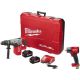 Milwaukee M18 FUEL 18V Lith-Ion Brushless Cordless 1-9/16 in. SDS-Max Rotary Hammer Kit w/2 Batteries & M18 3/8 in. Impact Wrench 2717-22HD-2960-20