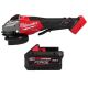 Milwaukee M18 FUEL 18-Volt Lith-Ion Brushless Cordless 4-1/2 in./6 in. Grinder with M18 REDLITHIUM FORGE XC 8.0 Ah Battery 3670-20-48-11-1881