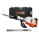 VEVOR Demolition Jack Hammer Concrete Breaker, 26 .5 x 4.7 in., 3500W Electric Hammer 2 Chisel Bits DXDHYCPZJZKJ1REIGV1-0726