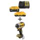 DEWALT 20V MAX XR Lithium-Ion Cordless Impact Driver with 6.0 Ah and 4.0 Ah Starter Kit DCF860BWCB2460C