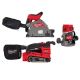 Milwaukee M18 FUEL 18V Lith-Ion Cordless Brushless 6-1/2 in. Plunge Cut Track Saw w/ Belt Sander & Router 2831-20-2832-20-2838-20