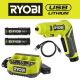 RYOBI USB Lithium Screwdriver Kit with 2.0 Ah USB Lithium Battery, Charging Cable, 3 Ah Battery, & USB Lithium 3-Port Charger FVD50K-FVCH01-FVB03