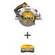 DEWALT 20-Volt MAX Lithium-Ion 7-1/4 in. Cordless Circular Saw with 20-Volt MAX XR 8.0 Ah Battery Pack DCS590BWDCB2108