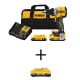 DEWALT 20V MAX Lithium-Ion Cordless Brushless 1/2 in. Drill Driver Kit with 4Ah Battery, (2) 2Ah Batteries, Charger and Bag DCD800D2WDCB240