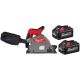 Milwaukee M18 FUEL 18V Lith-Ion Cordless Brushless 6-1/2 in. Plunge Cut Track Saw w/ (2) High Output 6.0 Ah Battery Pack 2831-20-48-11-1862