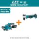 Makita 18V LXT Lithium-Ion Brushless Cordless 1/3 Sheet Finishing Sander with 18V LXT Lithium-Ion 3/8 in. Angle Drill XOB03Z-XAD02Z