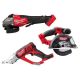 Milwaukee M18 FUEL 18-Volt Lithium-Ion Brushless Cordless 4-1/2 in. /6 in. Grinder, 18-Gauge Metal Shear, & 5-3/8 in. Circ Saw 3670-20-2635-20-2782-20