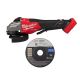 Milwaukee M18 FUEL 18-Volt Lithium-Ion Brushless Cordless 4-1/2 in. /6 in. Braking Grinder with Paddle Switch with Wheel 3670-20-49-94-4520