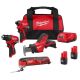 Milwaukee M12 FUEL 12V Lithium-Ion Brushless Cordless Subcompact Brushless 2-Tool Combo Kit 3494-24