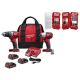 Milwaukee M18 18V Lith-Ion Cordless Drill/Impact Driver Combo Kit 2-Tool W/ Two 1. 5Ah Battery, Charger, 2.0 Ah Battery, & Bit Set 2691-22-48-11-1820-48-32-5150