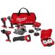 Milwaukee M18 FUEL 18V Lith-Ion Brushless Cordless Combo Kit (5-Tool) w/ Two 5.0 Ah Batteries, Charger, Tool Bag, & Hole Saw Set 3697-25-49-22-4170