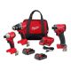 Milwaukee M18 18V Lith-Ion Brushless Cordless Drill/Impact Combo Kit (2-Tool) w/(2) 2.0 Ah Battery, Charger & Impact Driver 3692-22CT-2953-20
