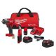Milwaukee M18 FUEL 18V Cordless Mid Torque 1/2 in. Impact Wrench with M12 FUEL 3/8 in Ratchet Combo Kit with Battery & Charger 3890-22-48-11-1850