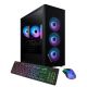 iBUYPOWER - Scale Gaming Desktop PC - AMD Ryzen 5 5500- AMD Radeon RX 6400 4GB- 16GB DDR4 RGB RAM - 1TB NVMe - Black