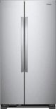 Whirlpool - 21.7 Cu. Ft. Side-by-Side Refrigerator - Monochromatic Stainless Steel