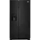 Maytag - 24.5 Cu. Ft. Side-by-Side Refrigerator - Black