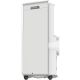 Keystone - 115V Portable Air Conditioner with Follow Me Remote Control for a Room up to 350 Sq. Ft. - White