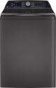 GE Profile - 5.3 Cu. Ft. High Efficiency Top Load Washer with Smarter Wash Technology, Easier Reach & Microban Technology - Diamond Gray