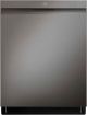 LG - Top Control Smart Built-in Stainless Steel Tub Dishwasher with 3rd Rack, QuadWash Pro and 46dBA - Black Stainless Steel
