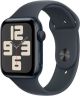 Apple Watch SE (GPS) 44mm Aluminum Case with Midnight Sport Band - S/M - Midnight