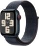 Apple Watch SE (GPS+Cellular) 40mm Aluminum Case with Ink Sport Loop - Midnight