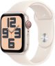 Apple Watch SE (GPS+Cellular) 44mm Aluminum Case with Starlight Sport Band - M/L - Starlight