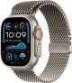 Apple Watch Ultra 2 (GPS+Cellular) 49mm Titanium Case with Natural Titanium Milanese Loop - Medium - Natural